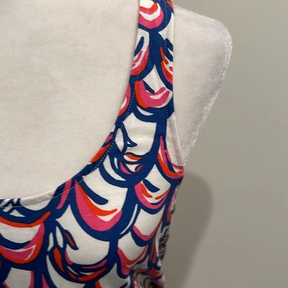 Lilly Pulitzer Scoop Neck Knit Tank Dress Sz M - Picture 3 of 9
